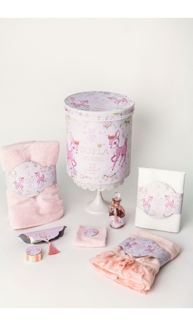 Trusou botez pentru fetite inspirat din desene animate cu caprioara Bambi 2